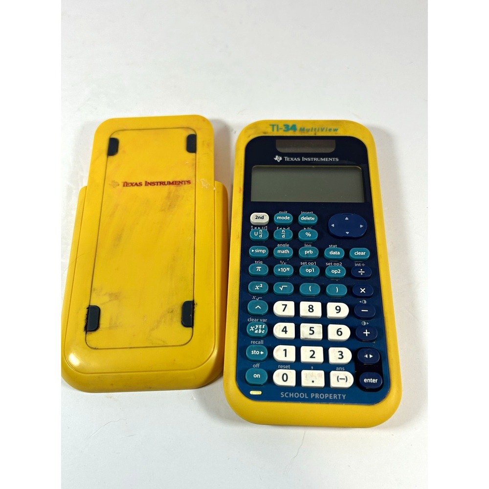 Texas Instruments TI-34 MultiView Scientific Calculator w/ Slide Case
